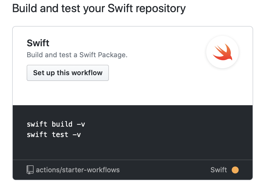 swift suggested action