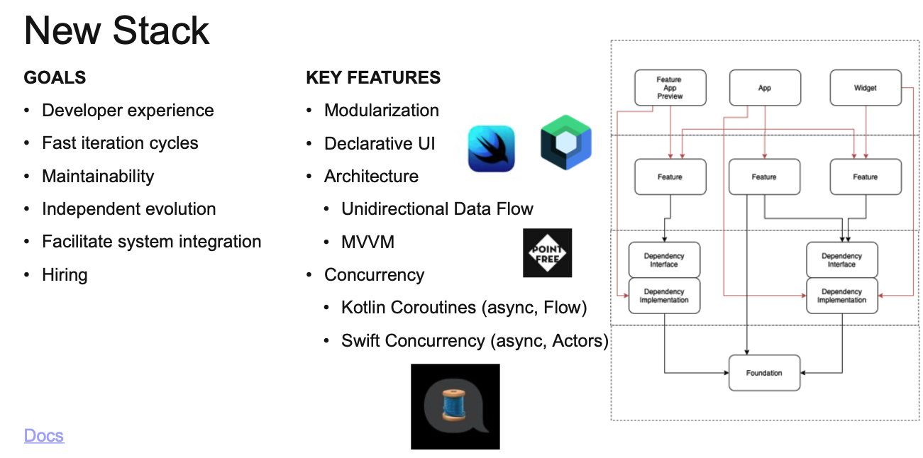 New tech stack